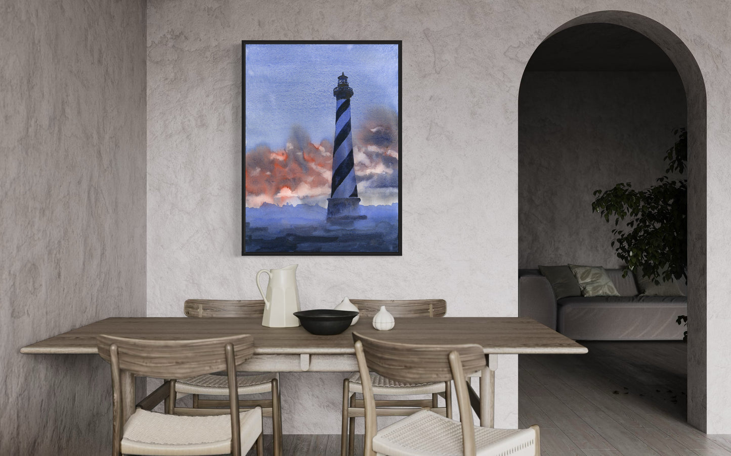 Caballo corriendo por la tundra: pintura de caballos, arte de caballos. Pintura de caballos acuarela batik paisaje pintura pared arte decoración del hogar caballo (impresión)