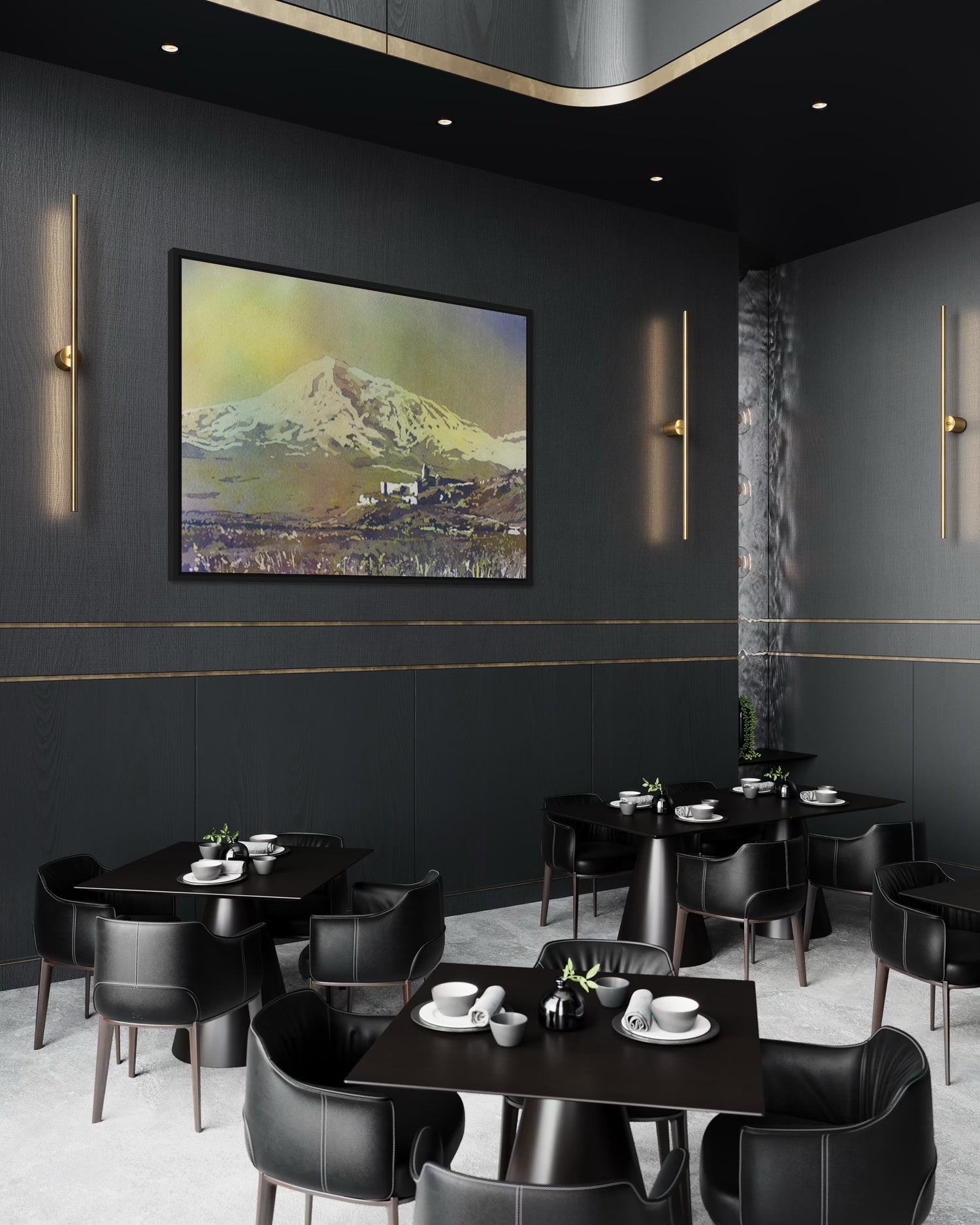 Fine art watercolor painting of Khor Virap and Mount Ararat, showcasing Armenia’s spiritual heritage and Caucasus scenery—ideal for interior design.