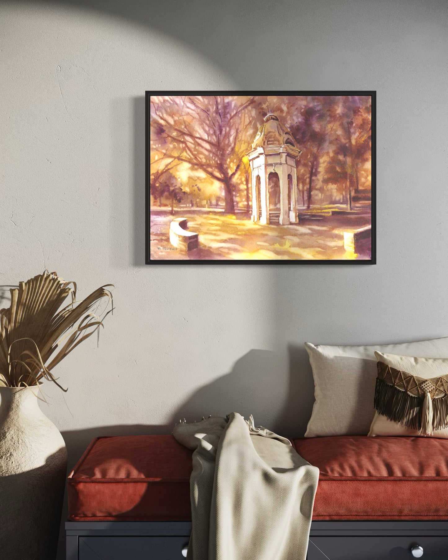 Hand-painted watercolor of ECU’s historic Cupola, a meaningful gift for ECU graduates.
