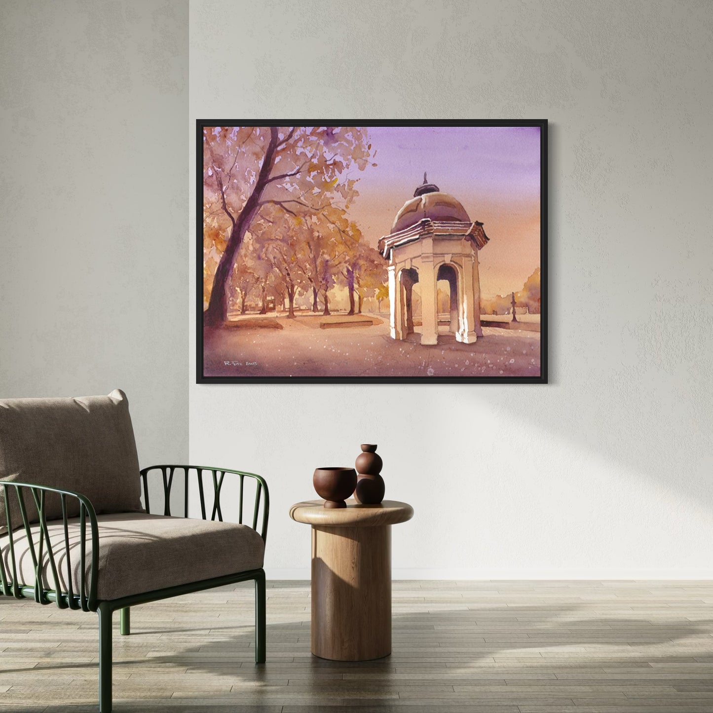 Unique ECU Cupola watercolor decor for college students and East Carolina University supporters.