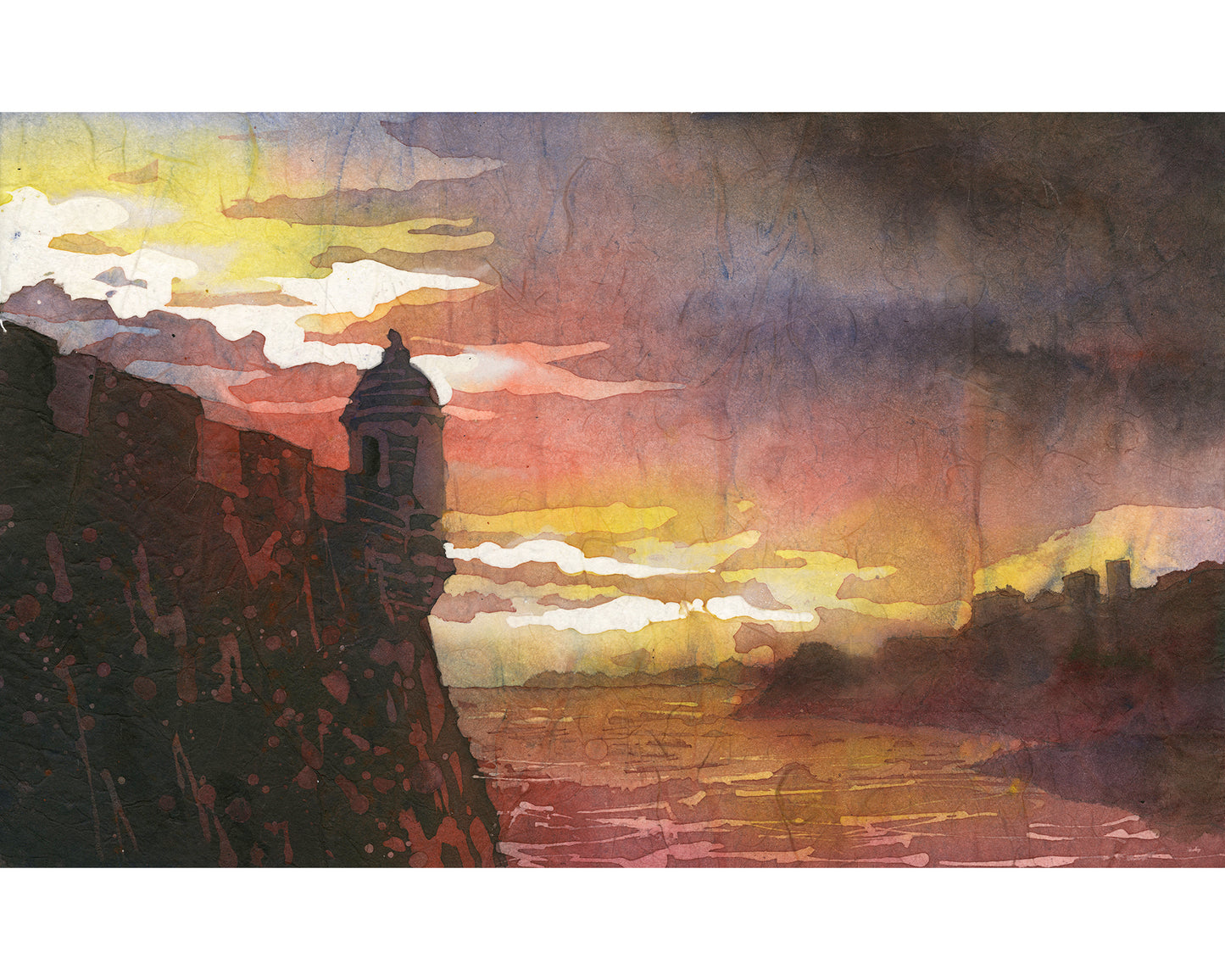 Award-winning watercolor painting by Ryan Fox, signature member of the American Watercolor Society, showcasing rich handmade hues and expert detail—ideal wall art for home or office decor.