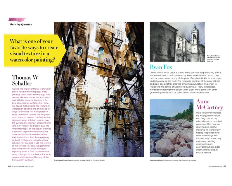 Linville Falls in the Blue Ridge moutains- North Carolina.  Watercolor painting Linville Falls landscape art green painting Linville Gorge (print)