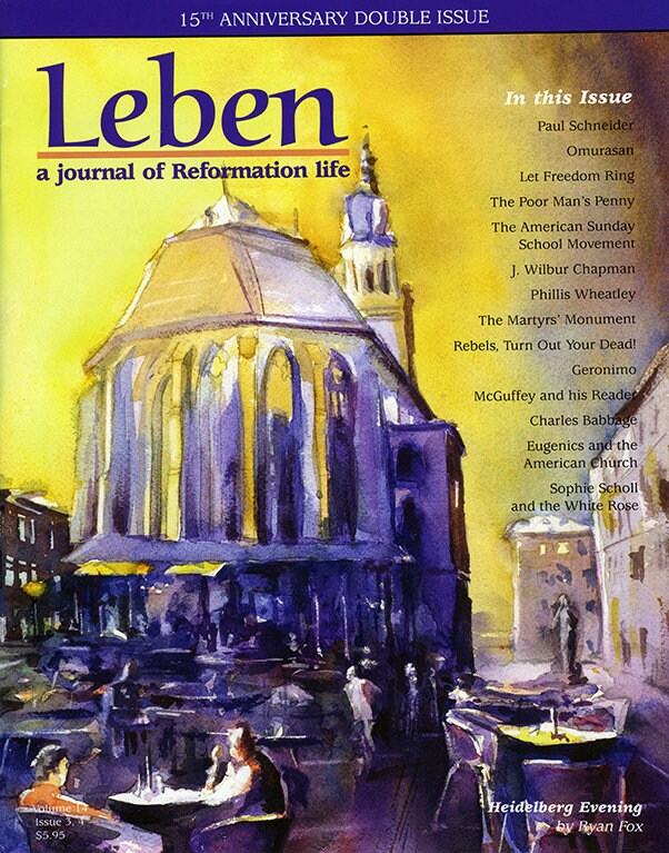 Heidelberg, Alemania: pintura acuarela de la Iglesia del Espíritu Santo del siglo XIII. Arte mural Pintura de Alemania, Heidelberg (impresión)