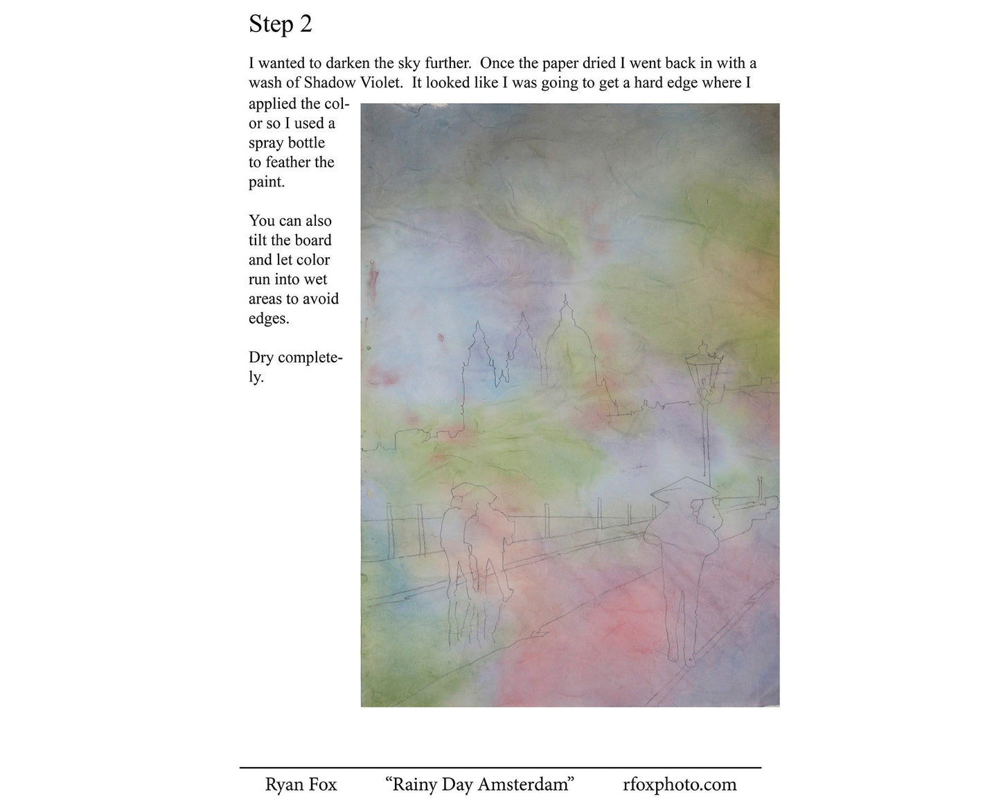 Watercolor batik painting tutorial PDF. Amsterdam, Netherlands watercolor batik painting tutorial, art lesson PDF painting lesson batik art