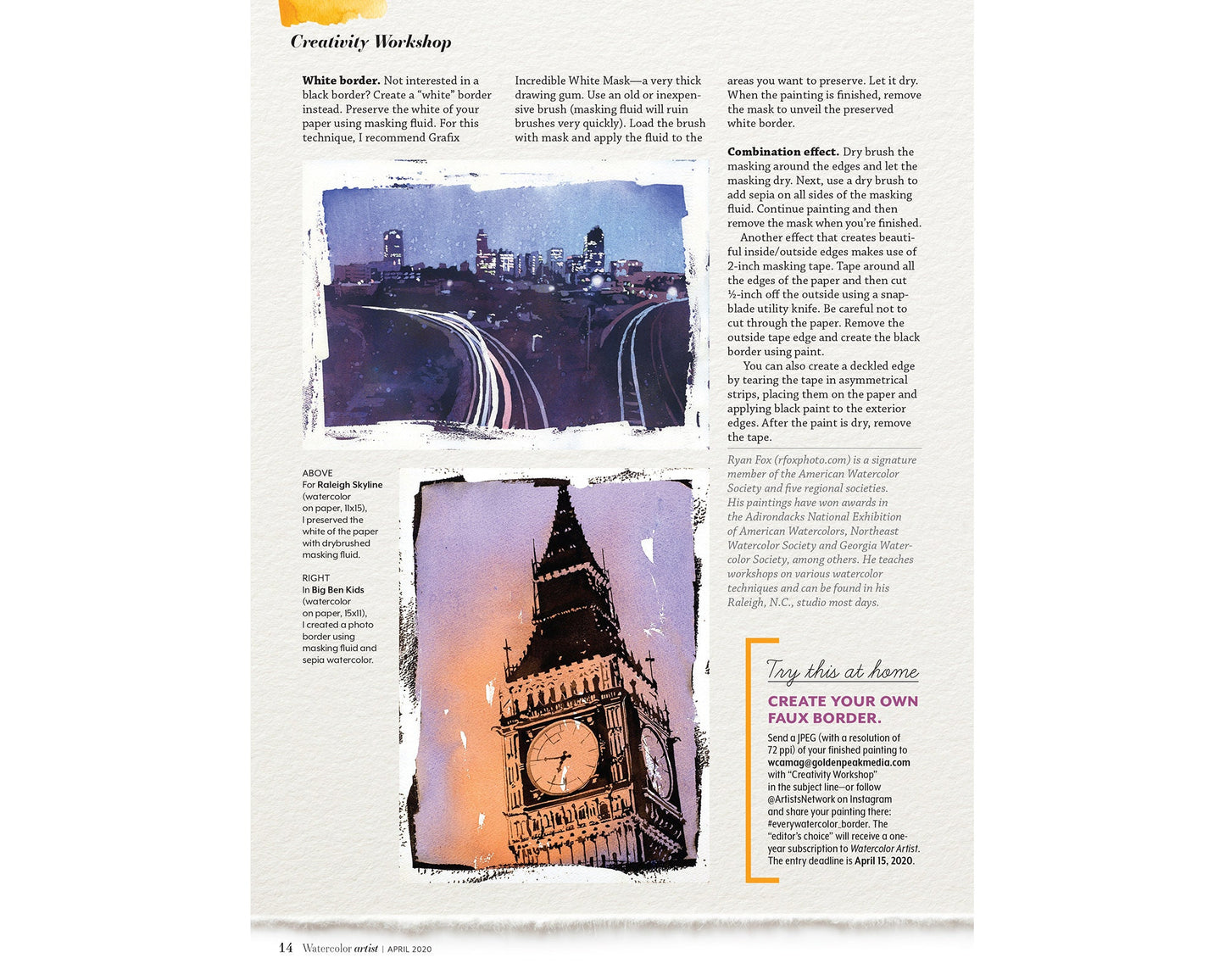Brooklyn Bridge and Manhattan in New York City- New York, USA. Watercolor painting Brooklyn Bridge NYC skyline purple red art New York City (print)