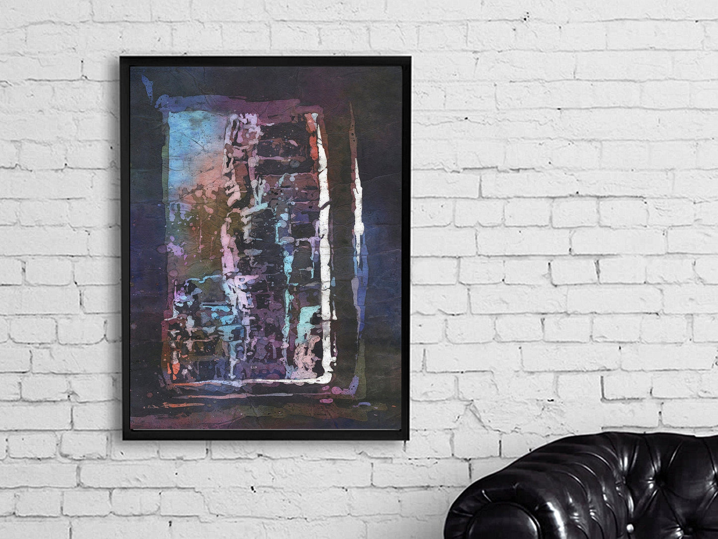 Scenic watercolor of Angkor Wat’s Bayon Temple with colorful landscape at dusk—ideal for world travelers and SE Asia-inspired interior design.