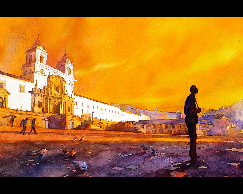 Colorful wall art for home office Quito Ecuador