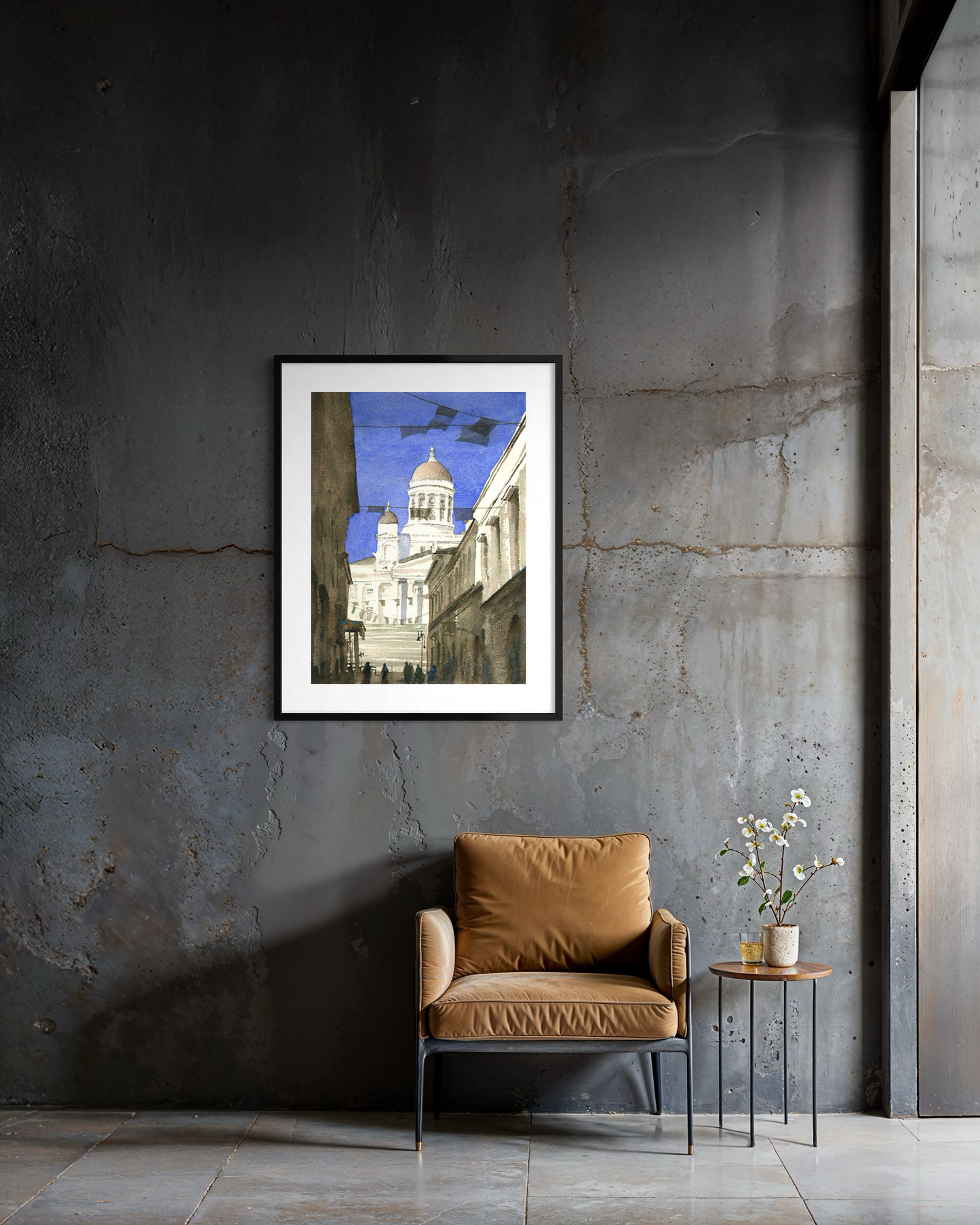 Michaels Gate in Old Town Bratislava Slovakia colorful citysccape Eastern Europe handmade item watercolor landscape (print) Poster