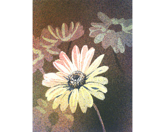 Daisy Bloom Fine Art Poster — Vintage Floral Wall Art Print Poster