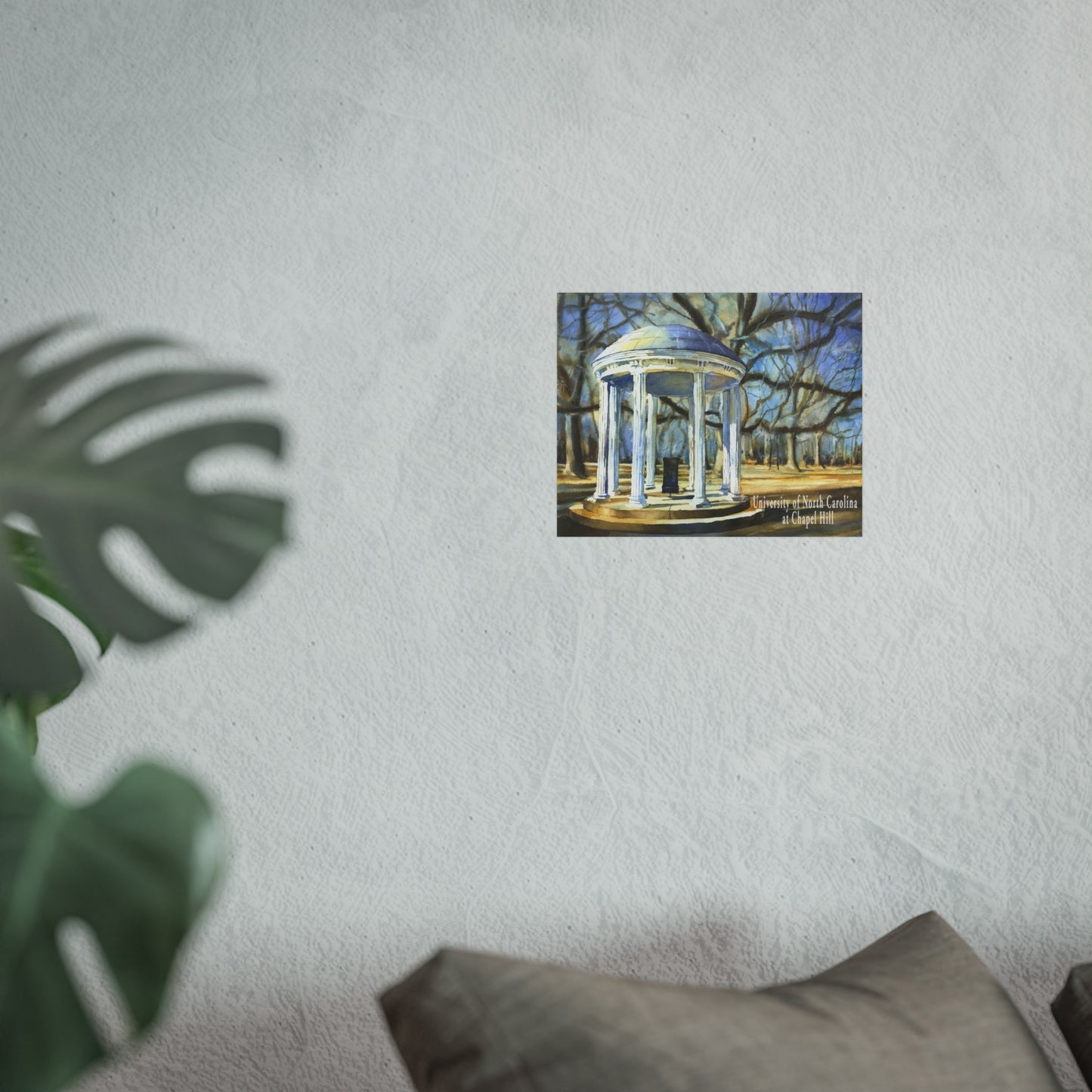 UNC Old Well Fine Art Poster — University of North Carolina Chapel Hill Print