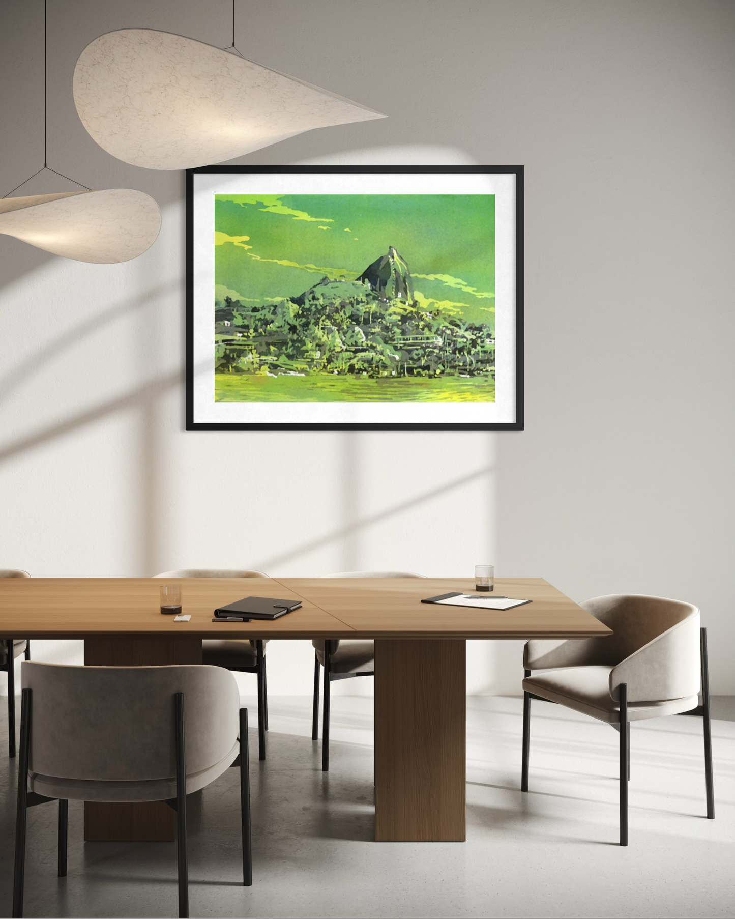 Caballo corriendo por la tundra: pintura de caballos, arte de caballos. Pintura de caballos acuarela batik paisaje pintura pared arte decoración del hogar caballo (impresión)