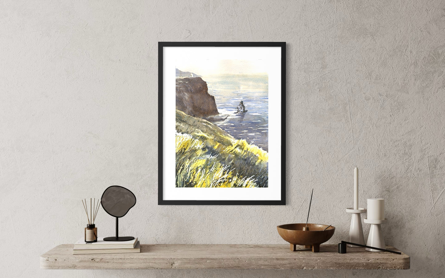 Caballo corriendo por la tundra: pintura de caballos, arte de caballos. Pintura de caballos acuarela batik paisaje pintura pared arte decoración del hogar caballo (impresión)