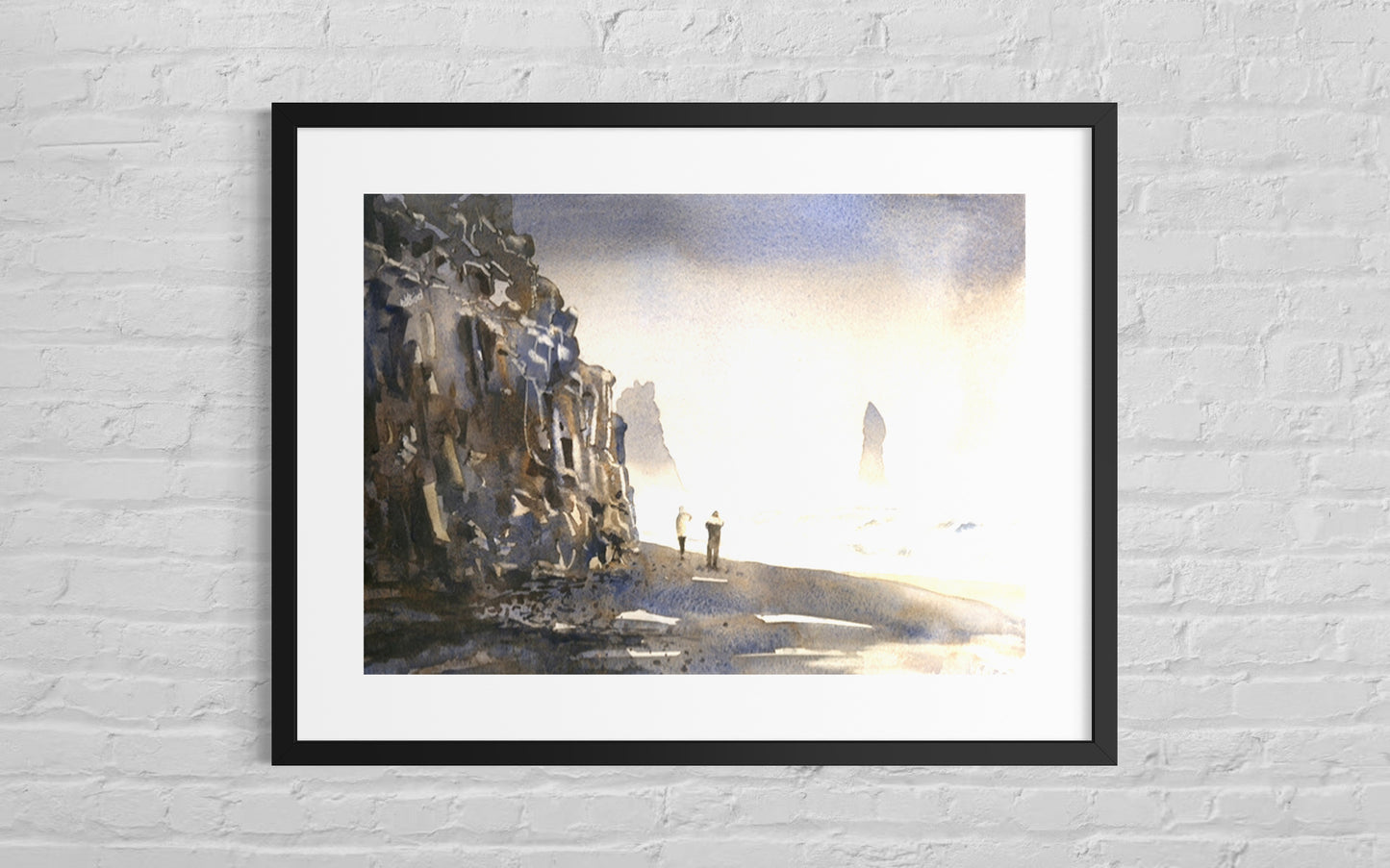 Caballo corriendo por la tundra: pintura de caballos, arte de caballos. Pintura de caballos acuarela batik paisaje pintura pared arte decoración del hogar caballo (impresión)