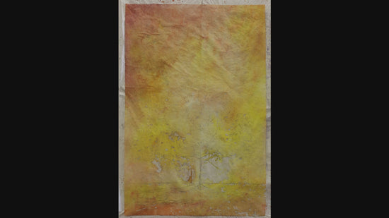 Original watercolor painting on delicate Japanese rice paper, handmade by award-winning artist Ryan Fox—perfect one-of-a-kind artwork for home or office wall decor.