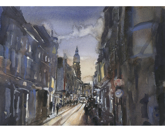 Amsterdam skyline artwork wall art print