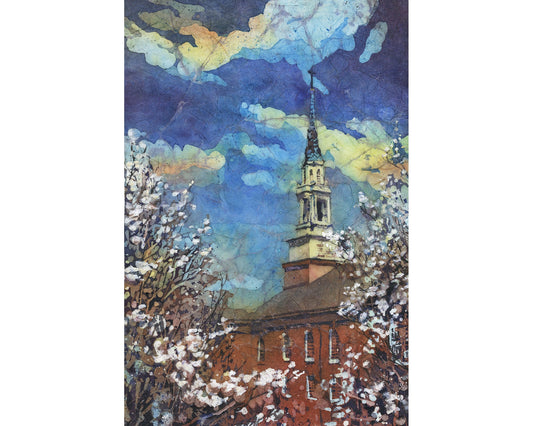 Tennessee Chapel- fine art watercolor