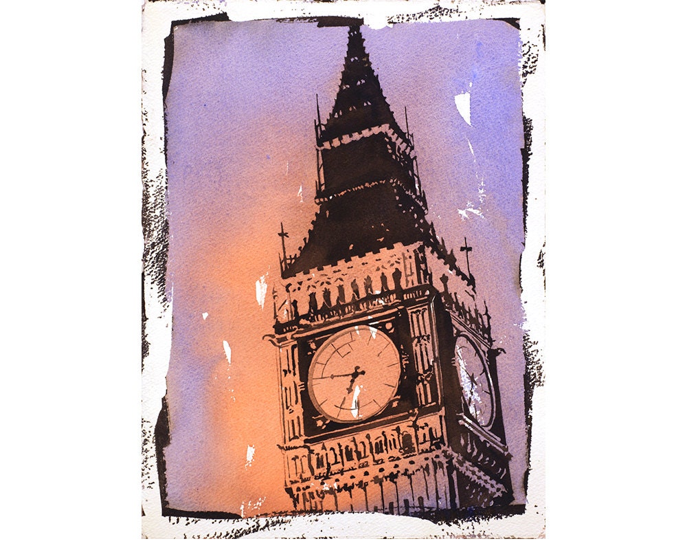 Big Ben artwork London England
